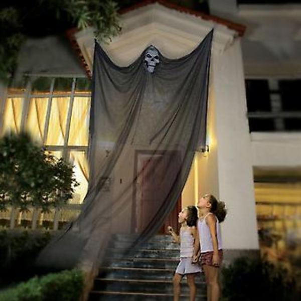 Halloween Hængende Spøgelses-Ornament Fest Dekorationer Rekvisit (Sort)