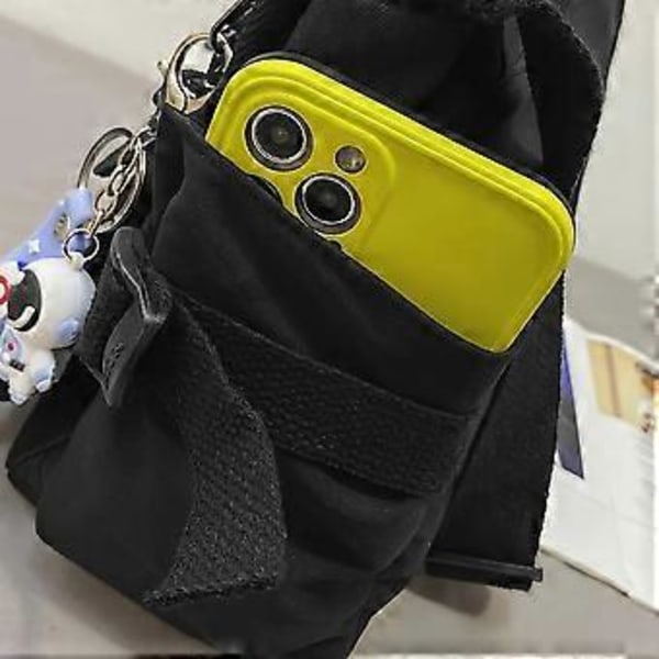 Multifunktionell axelväska för män stor kapacitet crossbody-väska för kvinnor trendig väska (blå)