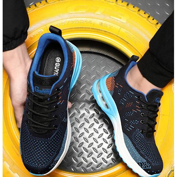 Safety Shoes Men Women Work Sneakers Steel Toe Shoes 2022 New Work Safety Boots Indestructible Unisex Work Shoes Footwear all Black 40