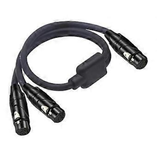 XLR til Dobbelt XLR Y Kabel Balanceret Mikrofon Adapter Patch Kabel