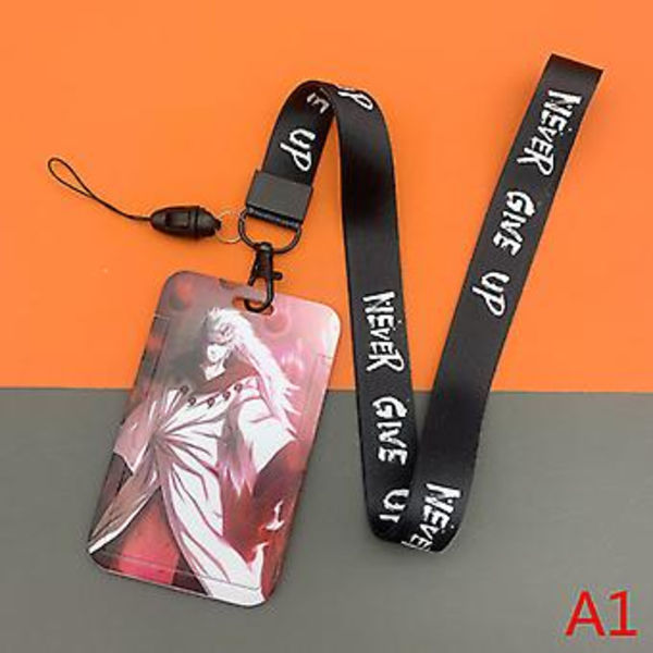 Cartoon Anime Cool Lanyard Kortinnehavare Bank Kredit Studentkort ID-kortfodral (A1)