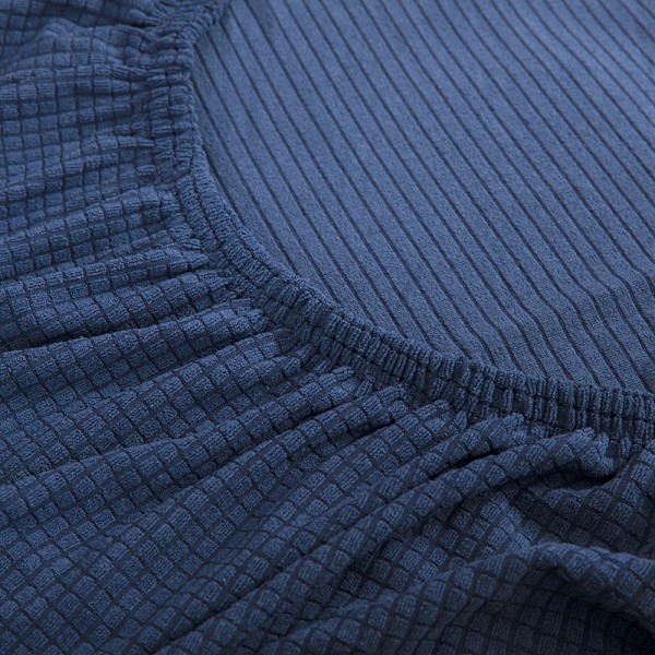 Armlös Waffle Stretch Soffa Bäddsoffaöverdrag Stretch Bäddsoffaöverdrag Allt Inkluderat Vikbar Bäddsoffaöverdrag Överdrag (För 120-155cm Bäddsoffa)