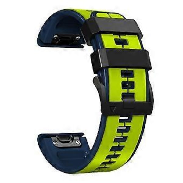 Type F Silikone Urrem med Pin-tekstur til Garmin Enduro/Tactix Delta/Tactix 7 Pro 26mm Dual (Style F)