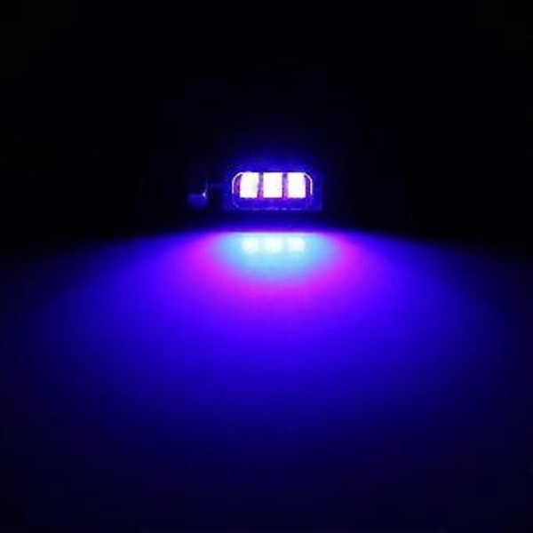 Fantastinen rekisterikilven valo LED-lamppu ruuvi auto moottoripyörä polttimo pultti lamppu 12v universaali valo (sininen) rekisterikilven valo + moottoripyörän rekisterikilven valo