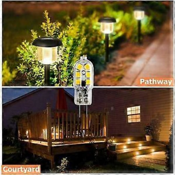LED G4 12V 1W Lampa, Motsvarar 10W Halogen, 10-pack