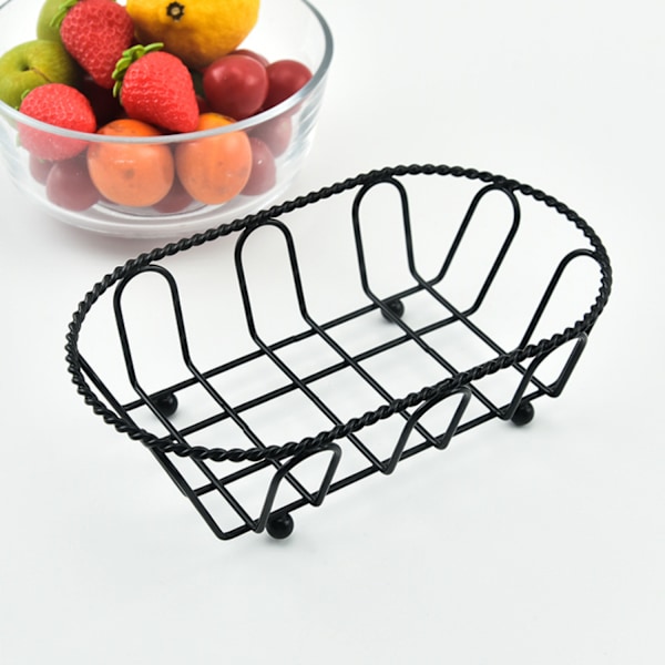 Serveringsstativ pommes frites holder sett rustfritt stål
