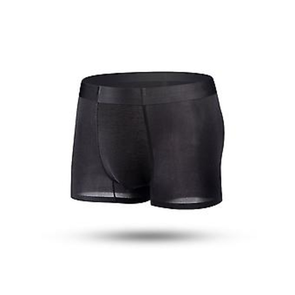 Mænds Silke Boxer Briefs Kort Ben Underbukser Pakke - Sundhed At Bære ( )