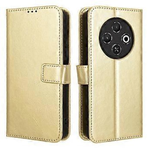 Til TECNO Spark 30C 4G kL5n Etui Crazy Horse Tekstur PU Læder Telefonpung Cover (Style B)