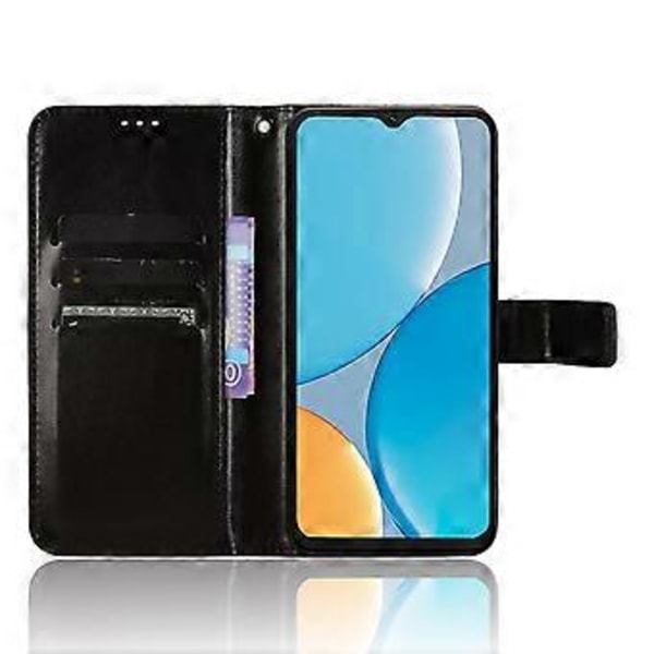 För itel A50C A669L Fodral Crazy Horse Textur PU Läder Plånboksfodral (Stil D)