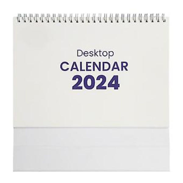 2024 Engelsk Skrivbords kalender Lager Skrivbords kalender Dubbellager Förstärkning Fordurable Vacker Och Atmosfärisk Utseende  D