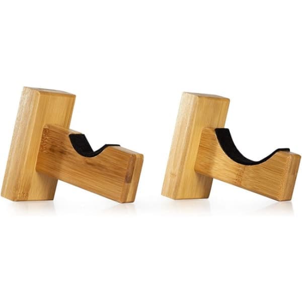 2 stk. Baseball Bat Display Case Horisontal Rack Brackets Henger Hol