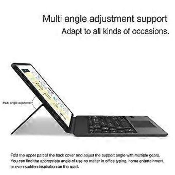 Samsung Galaxy Tab S10 Ultra -nahkakotelo + kosketuslevyllinen Bluetooth-näppäimistö