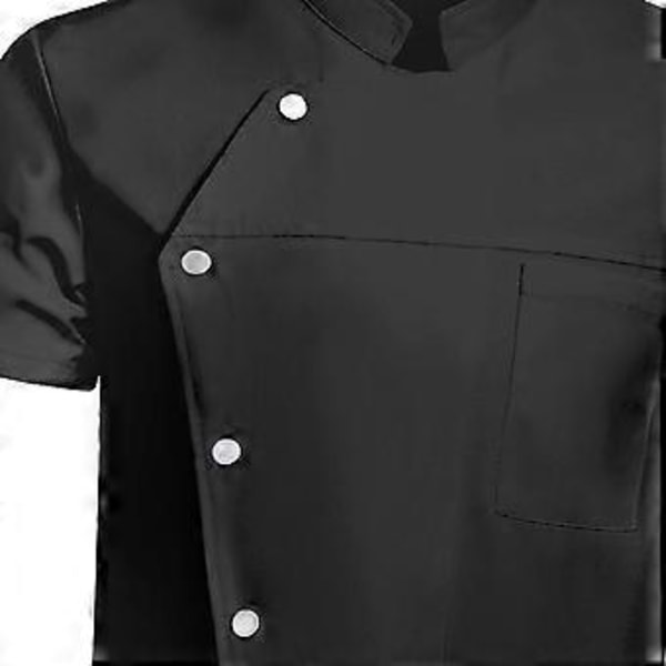 Arbetskläder Uniform Storkök Plus Size M Storlek Vit (M Storlek Svart)