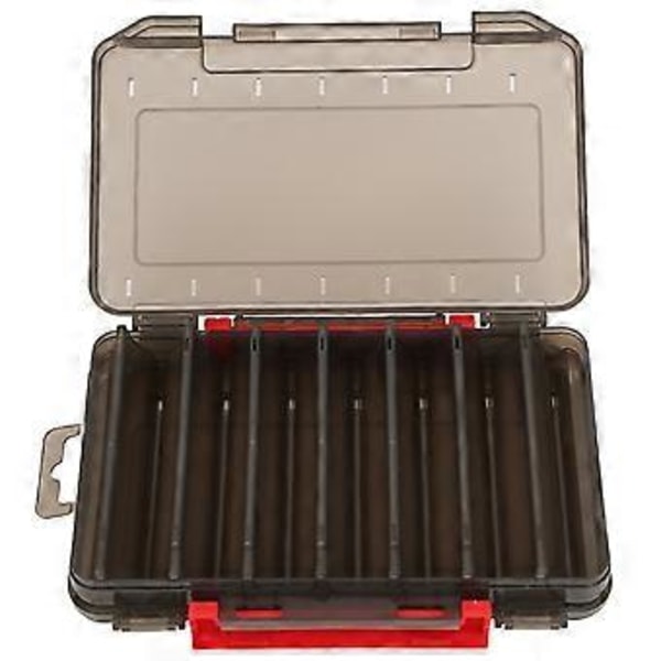 Dobbeltsidet Fiske Agnsboks Beholder Fiskegrej Lokkeboks Etui Tilbehør L( )
