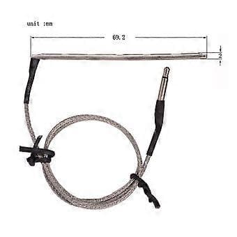 6X 1 Styck Piezo Kabel Pickup för Akustisk Gitarr EQ