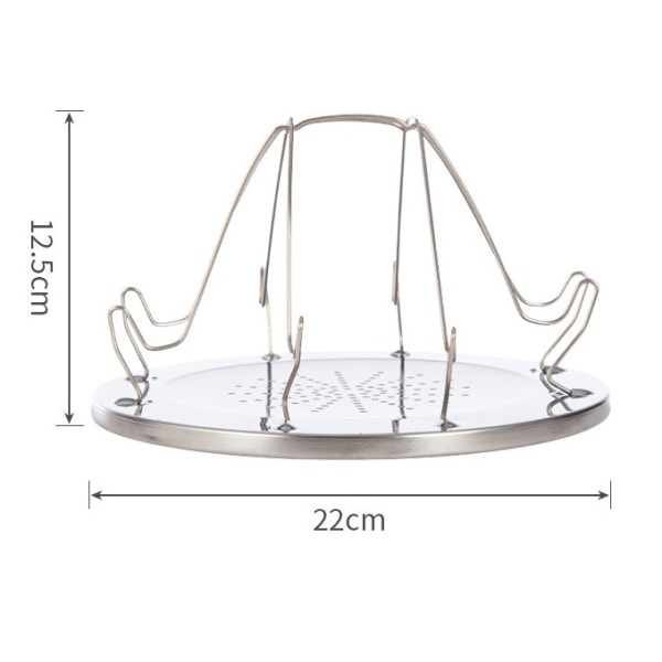 Camping Brødrister, 4 Lag Foldbar Gass Toaster, Mini Rustfritt