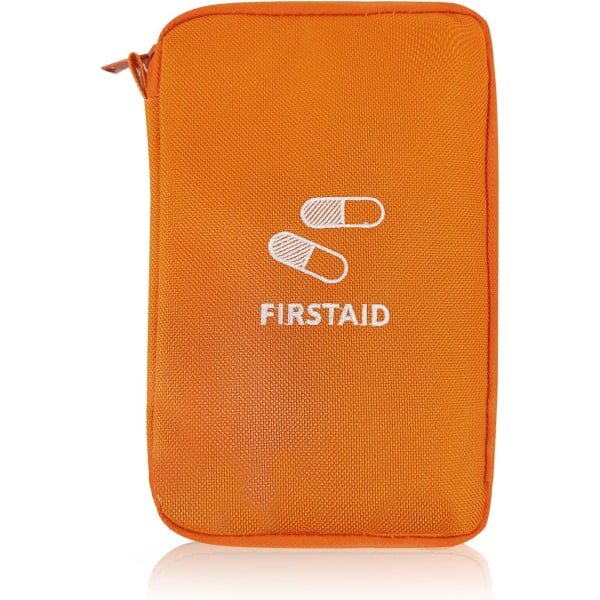 1 st mini tom första hjälpen-kit, orange första hjälpen-kit bärbar medicinsk