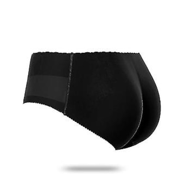 Kvinnor Vadderade Push Up Trosor Butt Lifter Shaper Falsk Rumpa (S Låg midja 138svart)