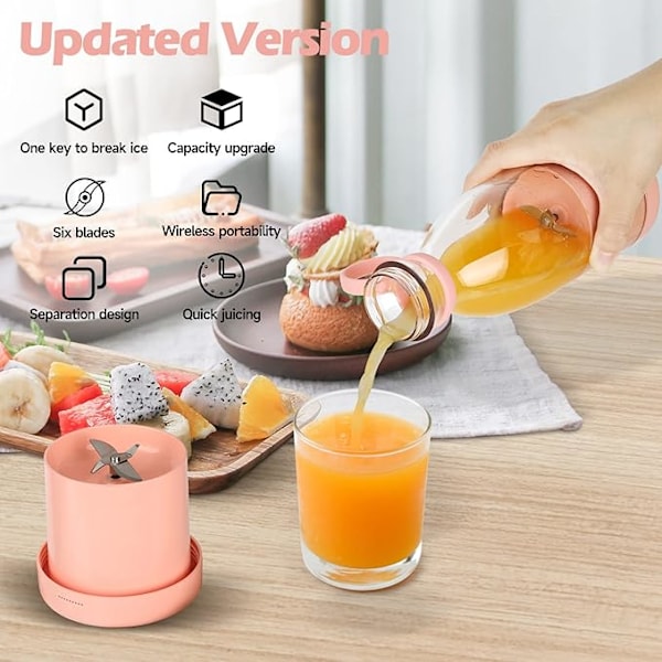Personlig storlek Blender  Bärbar Blender  Batteridriven USB Blender