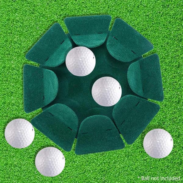 2 stk golf puttingkopp og flagg putt treningshull all-direction overflate