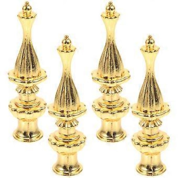 4 stk. Metall Lampe Topper Gulvlampe Topper Bordlampe Topper Dekorative Lampe Topper