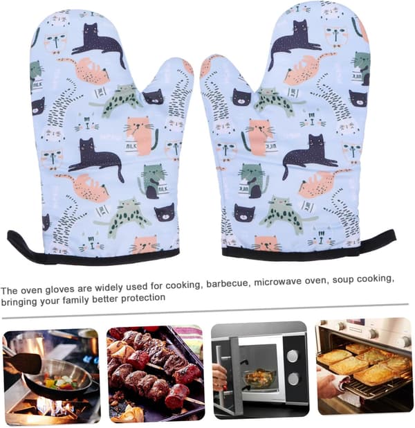 2 stk. Ovnluffer Grillhandsker Julebagehandsker Chri