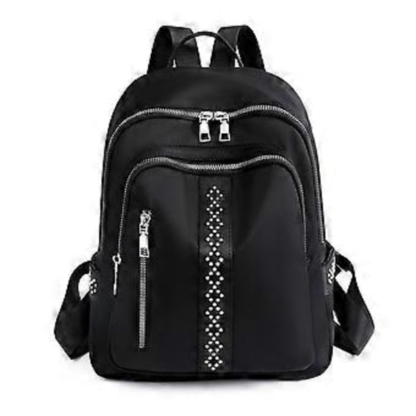Liten Elegant Axelväska i Nylon för Kvinnor, Stöldskydd Ryggsäck Skola, Fritidsryggsäck, Modern City Ryggsäck Handväska
