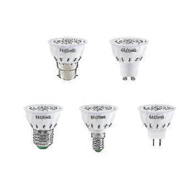 1kpl LED-kasvivalo sisäkasveille - Täyden spektrin lamppu puutarhan koristeluun (GU10)