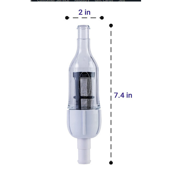1 stk. Polaris 280 380 3900 480 Inline Filter Assembly med Filt