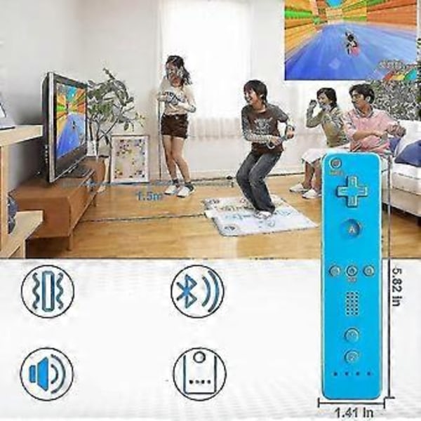 Hvit Wii Fjernkontroll For Wii Og Wii U Konsoll