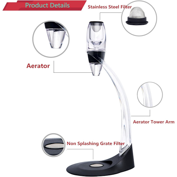 Vinaerator, vinkaraff, magisk karaff, karaff, flasklåda