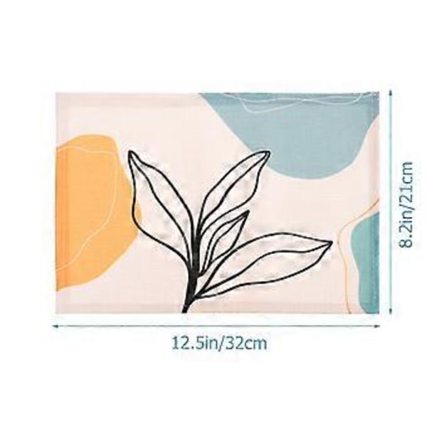 5 stk. Bordbrikker i nordisk stil, dekorative bordbrikker, kreativ koppematte, bordmatte