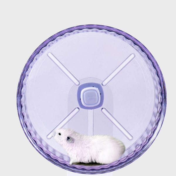 Lilla Hamster Løbehjul med Akryl Stativ, Løbehjul