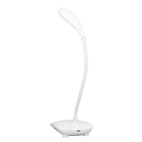 Touch Control LED Bordlampe USB Batteridrevet 3 Lysindstillinger Fleksibel Vinkel til Børn Studenterkollegium Soveværelse