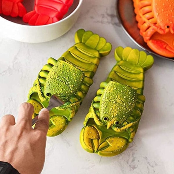 Hummer Tøfler Sommer Sjov Dyr Flip Flops Børn Søde Strand S