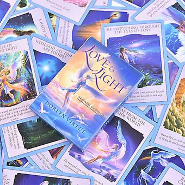 Love Light Divine Guidance Oracle 44 stk/sett Engelsk Tarotkortsett Brettspill