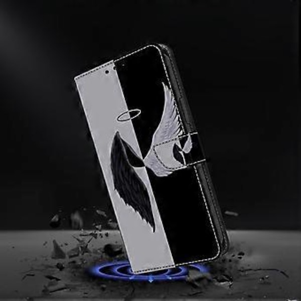 Til Samsung Galaxy A16 5G/4G Etui Magnetisk Lås 3D Mønster Læder Wallet Telefon Cover (Style C)