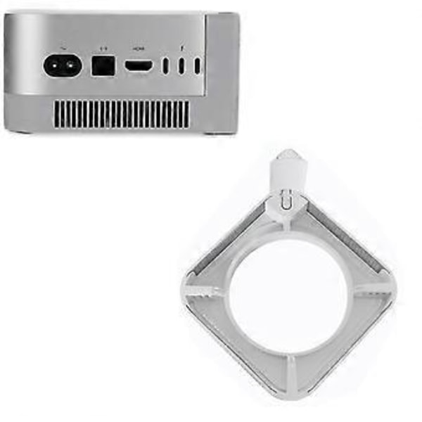 Topp Strömknapp 3D-utskrift Tryckknapp och Kylbas för 2024 Mac Mini M4 /M4 Pro Tillbehör