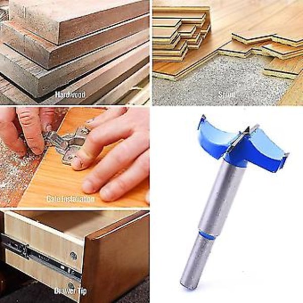 15-100mm Forstner Borr Träbearbetning Borr Set Hålsåg Cutter Tct Hex/Rundt Skaft Hög Kvalitet (95mm)