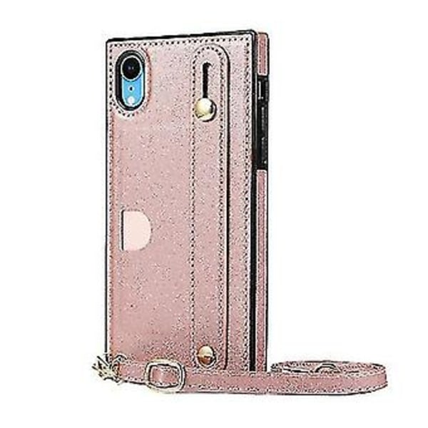 Fashion Axelrem För Iphone Xs Max Skal (Ljusrosa)