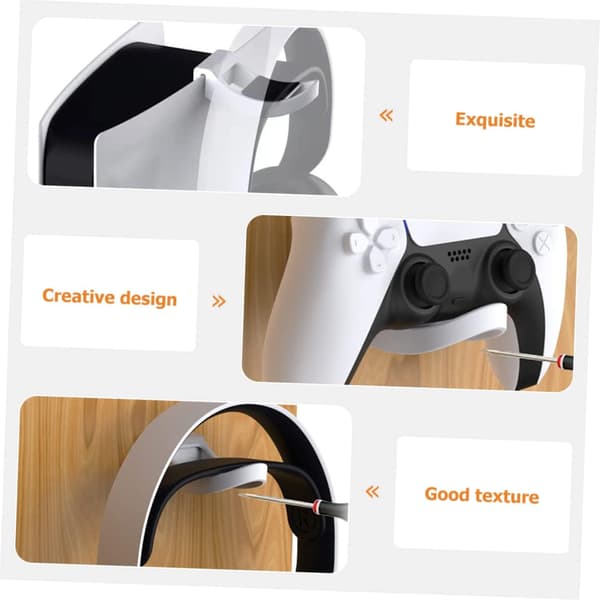 Gaming Headset Hanger Game Hylde Vægmontering Controller Mount Controlle