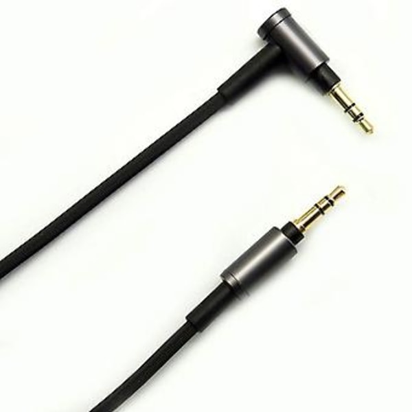 Til Sony WH-1000 XM2 XM3 XM4 H900N H800 hovedtelefoner 3,5 mm lydkabel, 1,5 m/4,9 fod lang (sort uden mikrofon)
