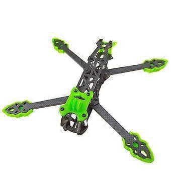 Til Mark4 7 tommer med 5 mm arm Quadcopter Frame Grøn+kulfiber
