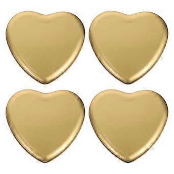 4 stk. Bryllupsgaveæsker Alloy Tinplate Case Bryllupsslikæske Valentinsdag Kiksæsker Jernslikglas Dåser