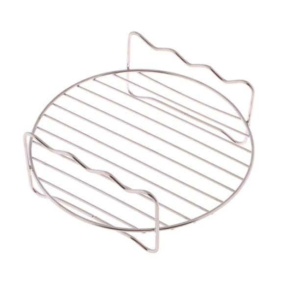 1pc Rack set Stålhållare Dubbelskiktsgrill
