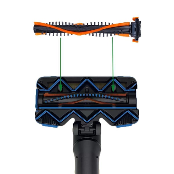 1 rullaharja, joka sopii Philips SpeedMax Pro FC6 XC8 XC7 FC6822 FC6823 FXC8043 XC8045 XC704301 XC704101 -imuriin