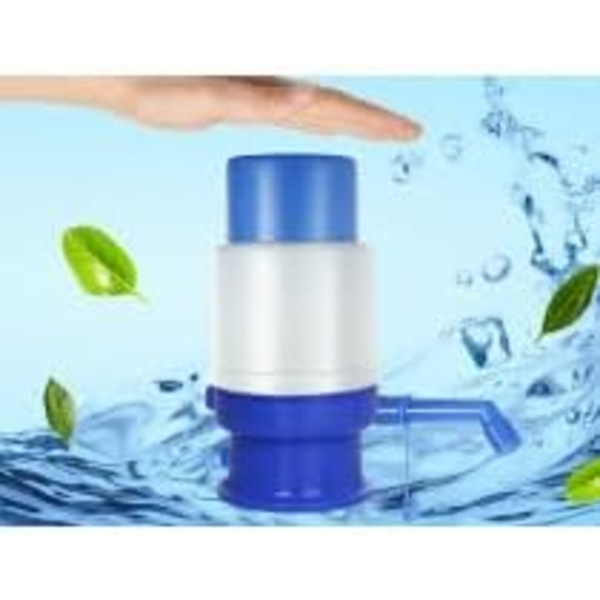 Manuell vattenpump för vattenflaska, bärbar vattenpump i plast