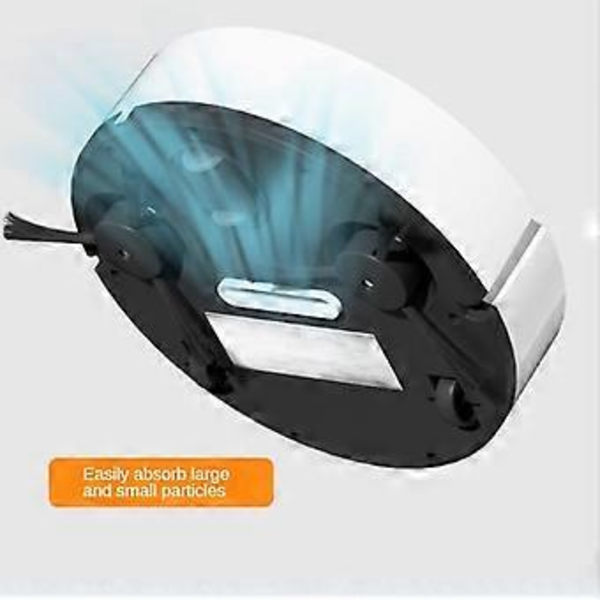 Automatisk Robotdammsugare USB 3-i-1 Smart Trådlös Sopning Vått & Torrt Ultratunn Städmaskin Moppning Smart Hem (Ljus Lila)