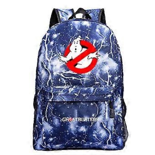 Ghostbusters Ryggsekk for Gutter og Jenter - Skolebagg, Student Skulderbagg, Reise Ryggsekk, Tilbake til Skolen (C)