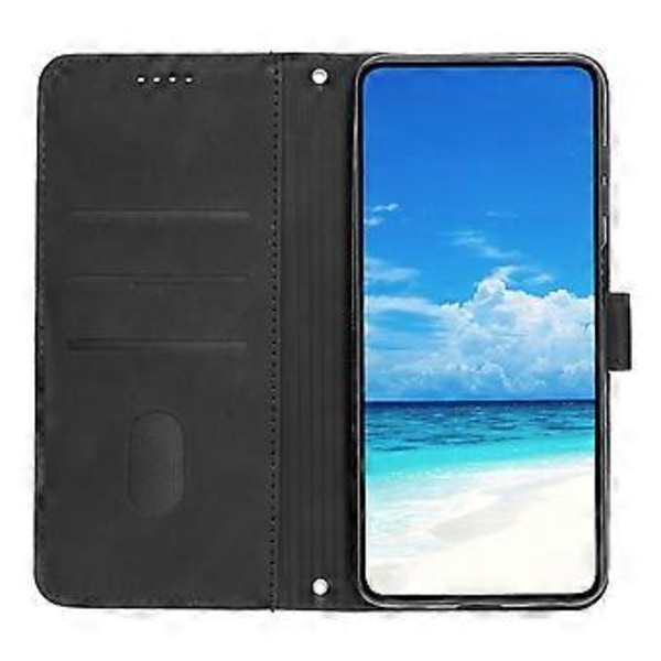 Til Motorola Edge 50 Fusion 5G Etui Magnetisk Lås PU Læder Stand Telefon Cover (Style A)